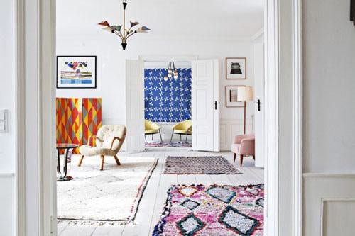 boucherouite rag rugs in store - Few and Far