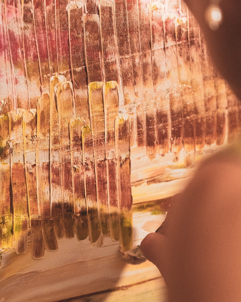 Painting as a Spiritual Practice: Natalie Uhrik's Dreamy Abstract Landscapes. - Few and Far