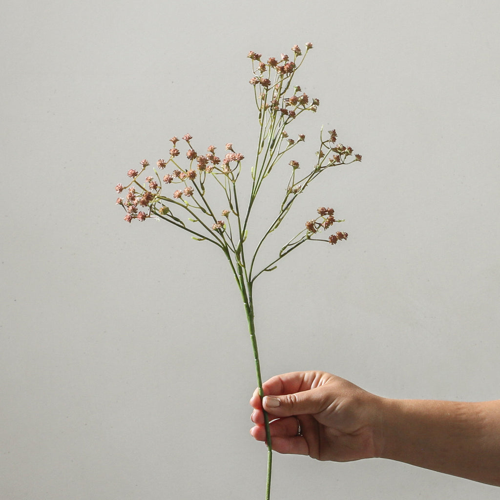 Babys Breath Spray Pink Green 59cm - Few and Far - Flowers & Foliage