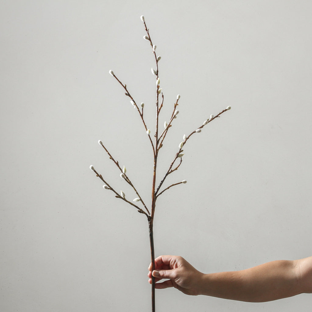 Branch 110cm White - Few and Far - Flowers & Foliage