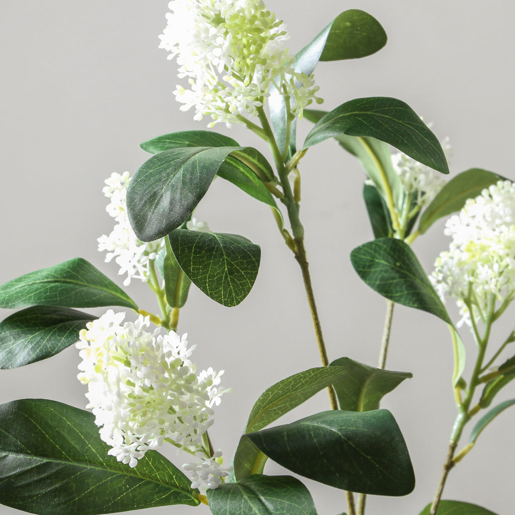 Branch 81cm White - Few and Far - Flowers & Foliage