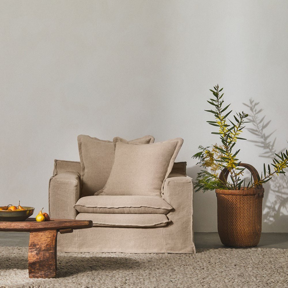 Cape Cod Single Seater Linen - Few and Far - Occasional Chairs