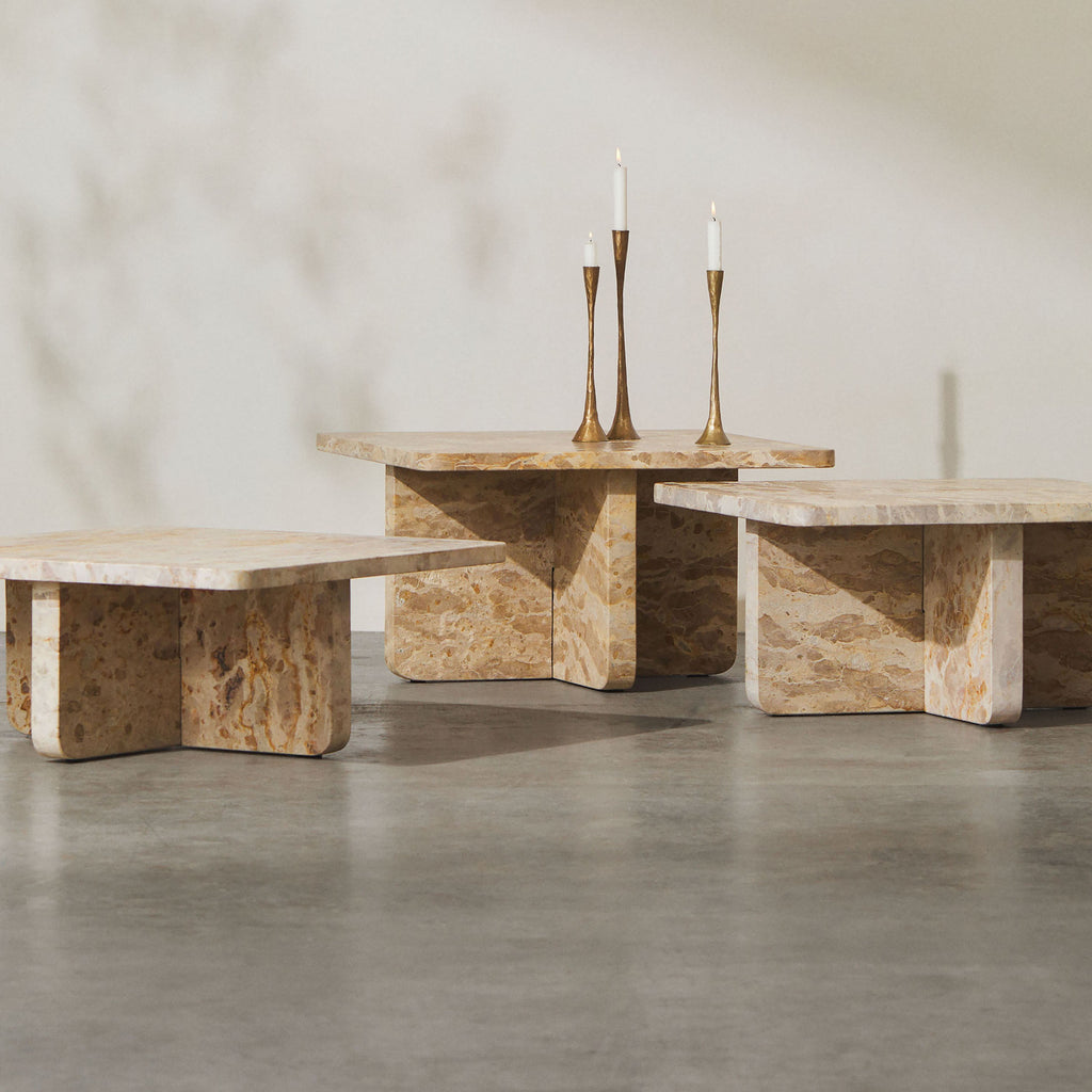 Capri Stone Table 34 Medium - Few and Far - Coffee Tables