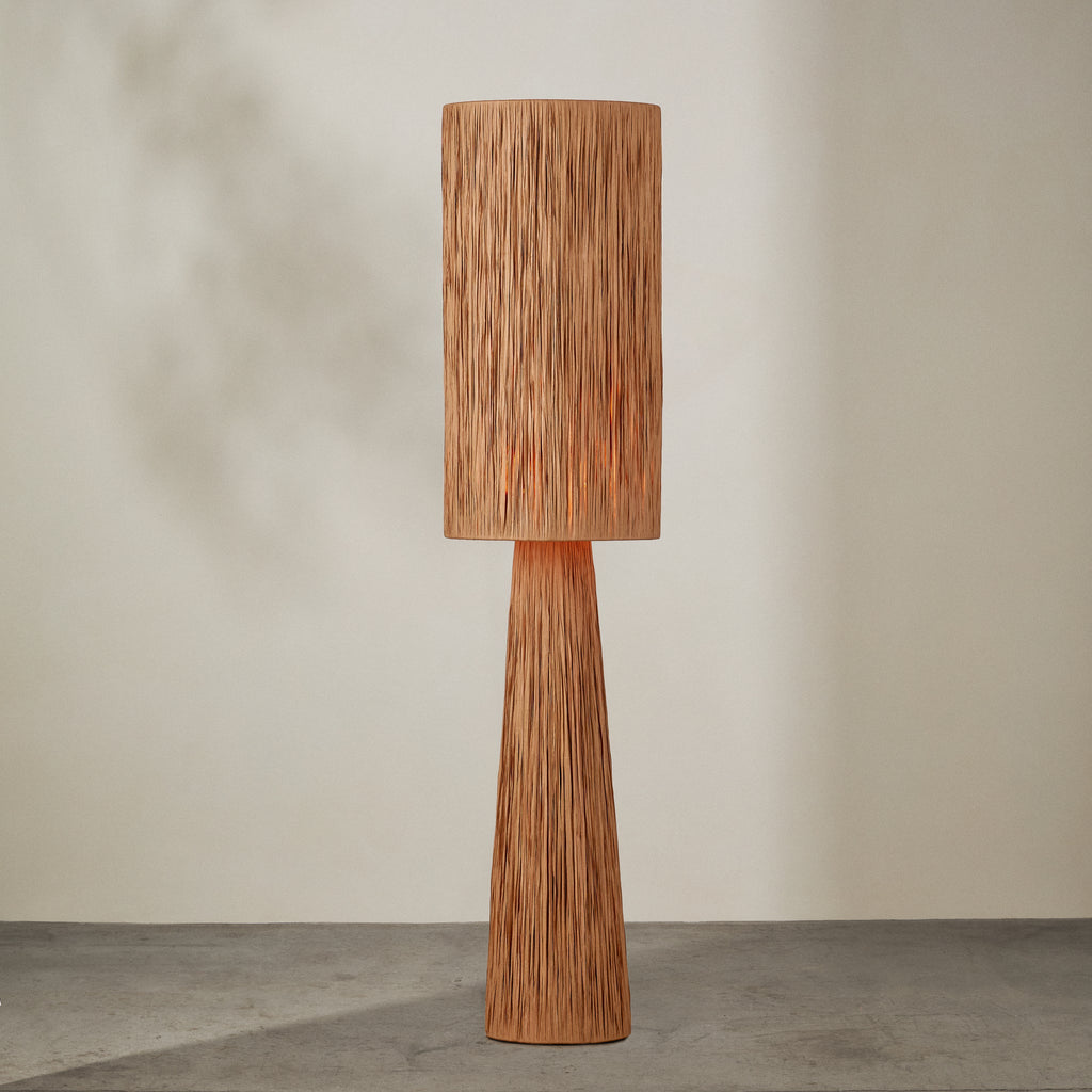 Cassia Floor Lamp Terracotta - Few and Far - Floor Lamps