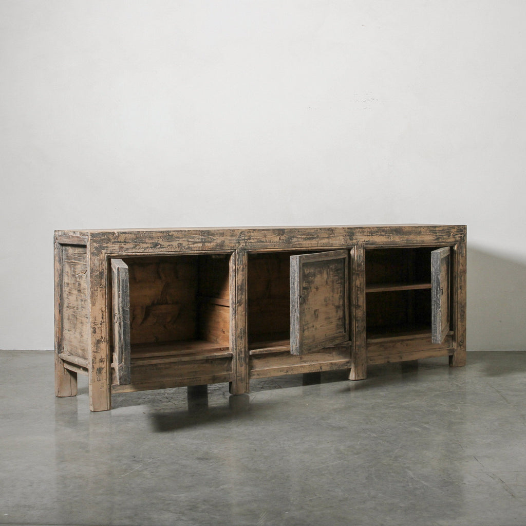 Chinese Vintage 3 Door Sideboard - Few and Far - Sideboards