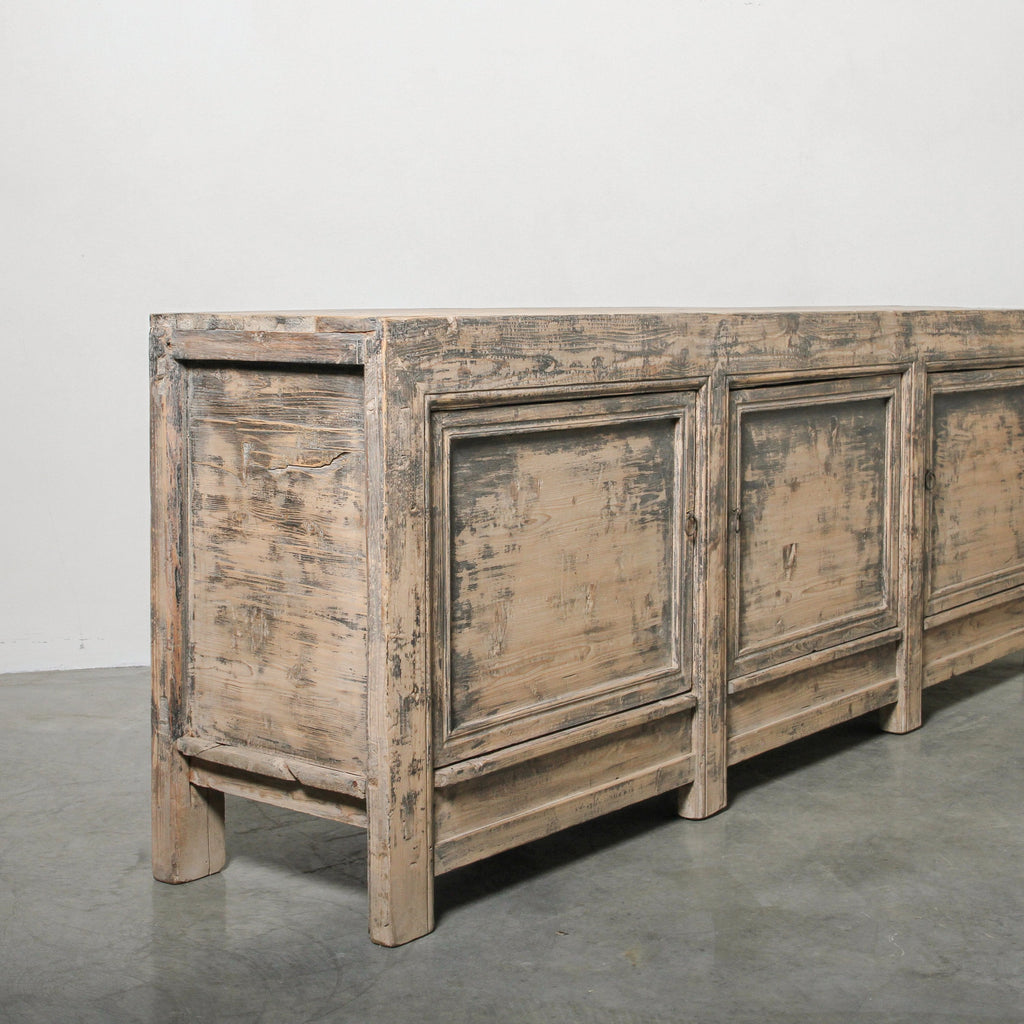 Chinese Vintage 3 Door Sideboard - Few and Far - Sideboards