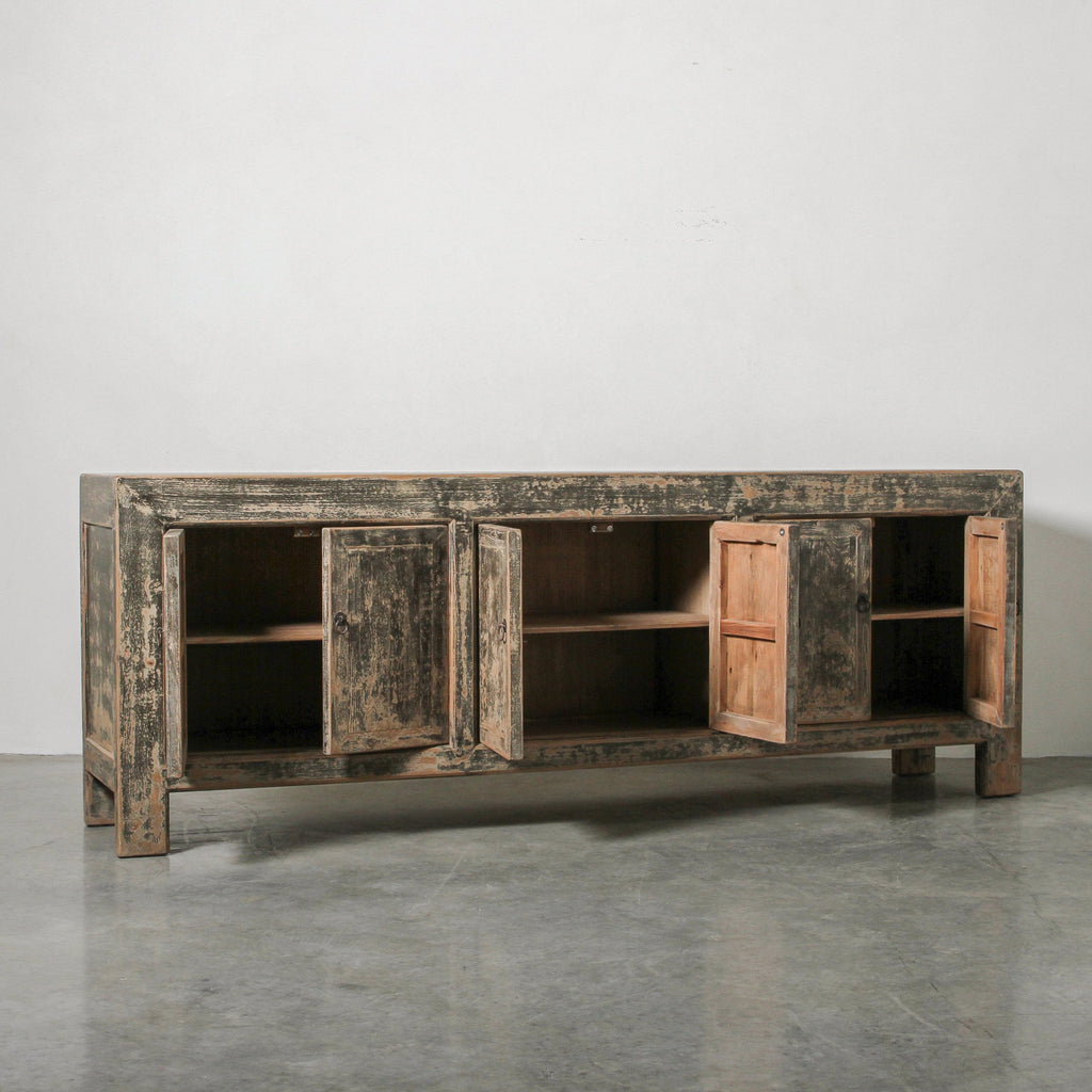 Chinese Vintage 6 Door Sideboard - Few and Far - Sideboards