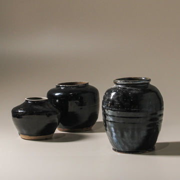 Chinese Vintage Glazed Pot - Few and Far - Planters & Pots