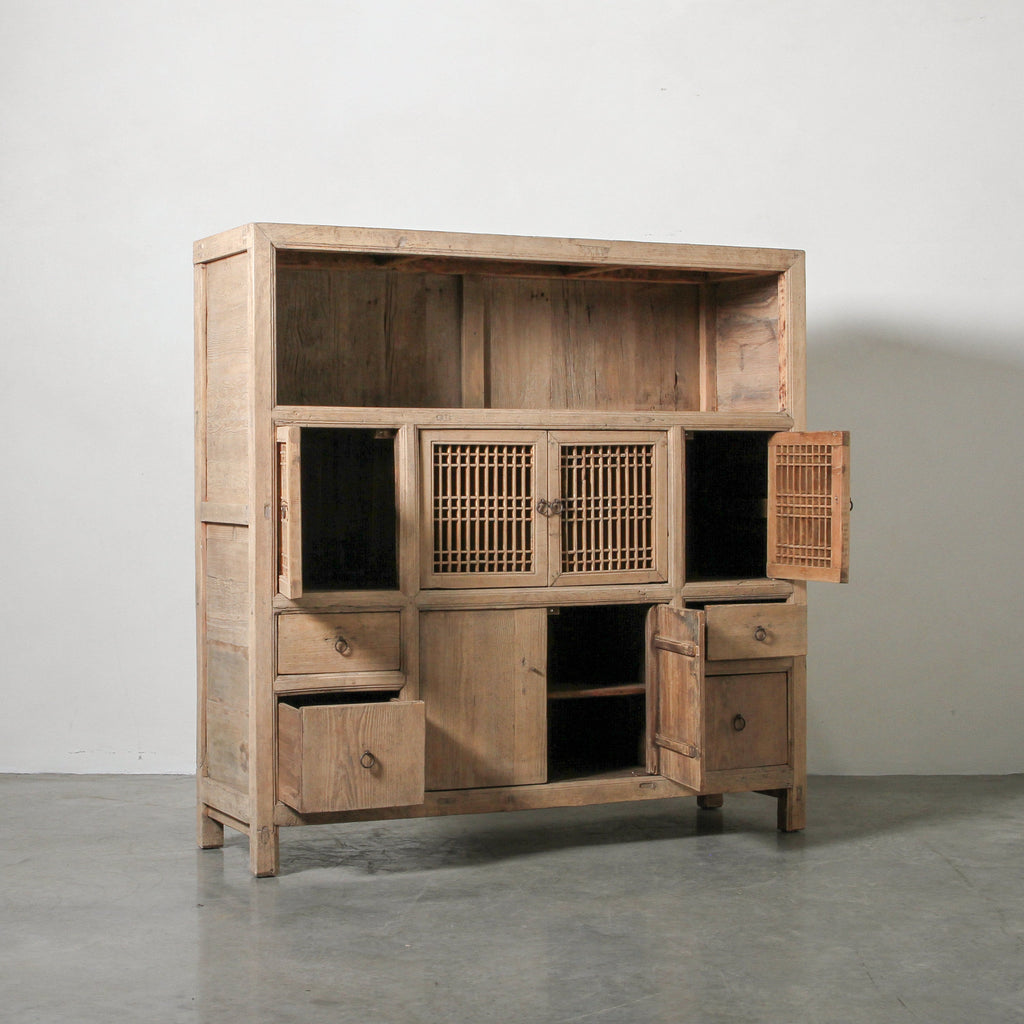 Chinese Vintage Kitchen Cabinet - Few and Far - Cabinets