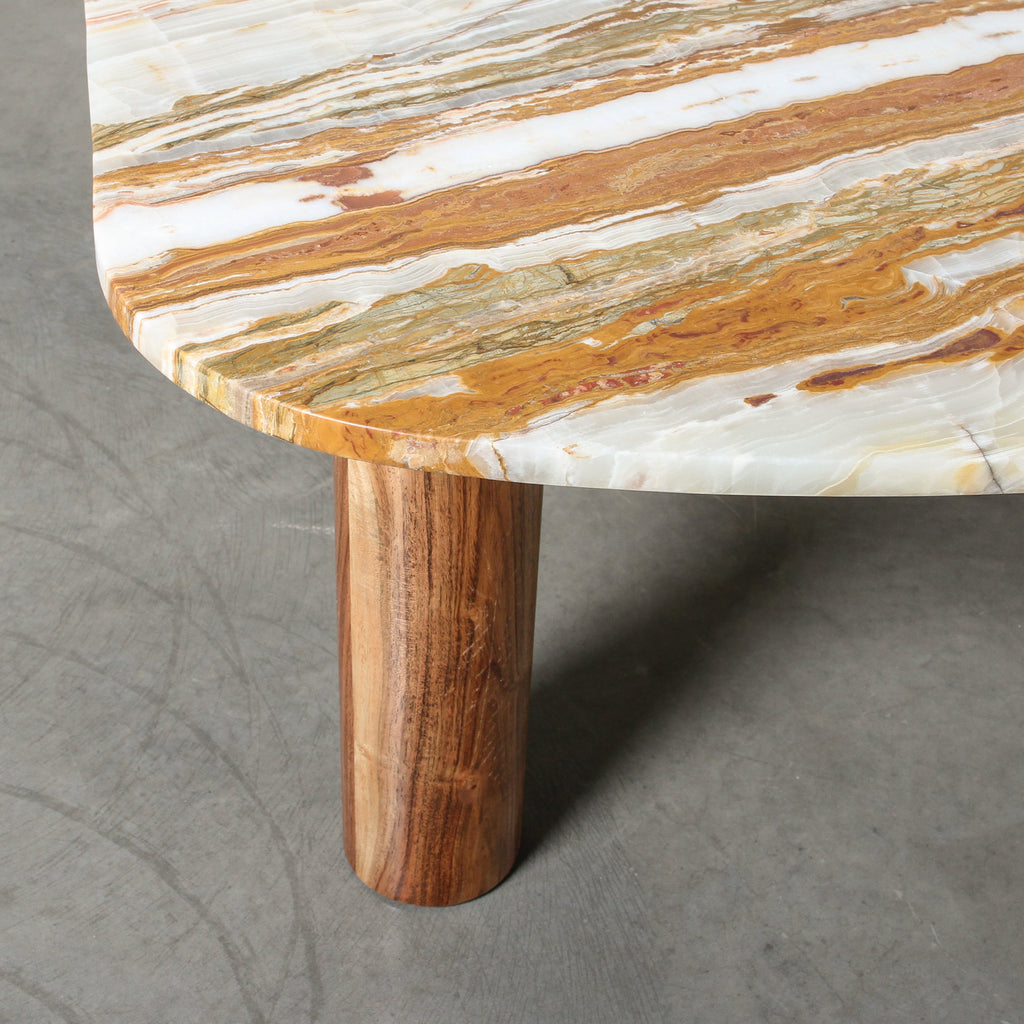 Clifton Table Onyx Travertine - Few and Far - Coffee Tables