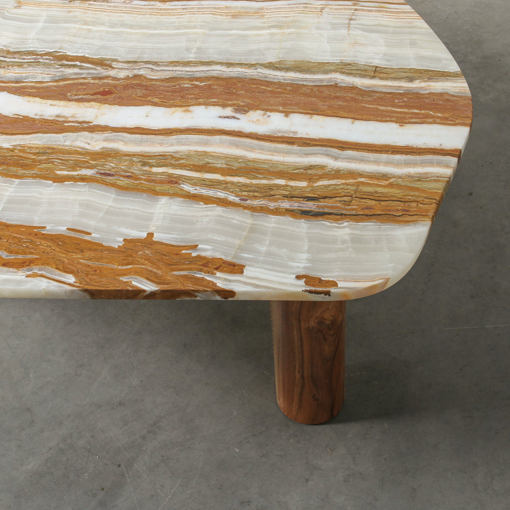 Clifton Table Onyx Travertine - Few and Far - Coffee Tables