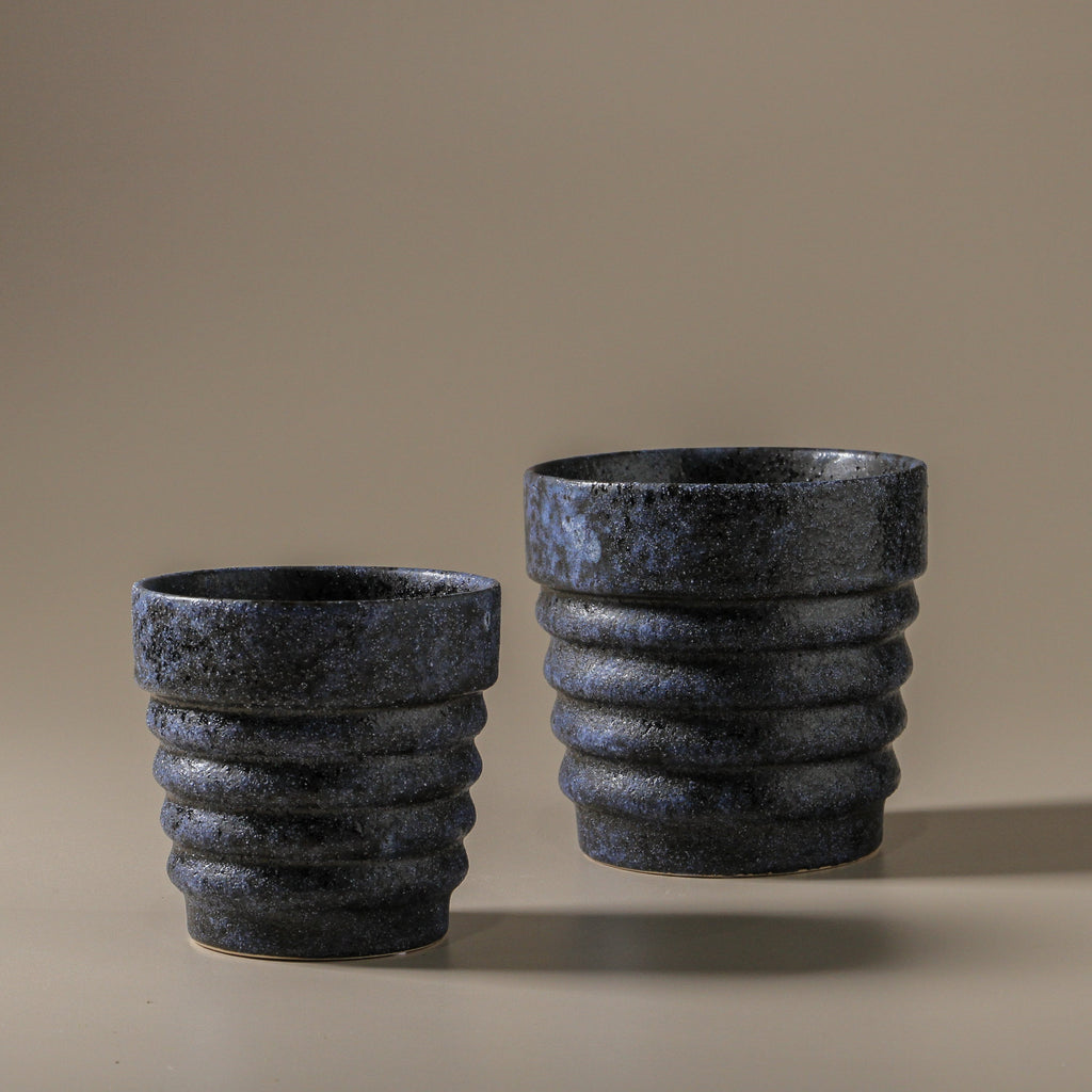 Cobalt Pot - Few and Far - Planters & Pots