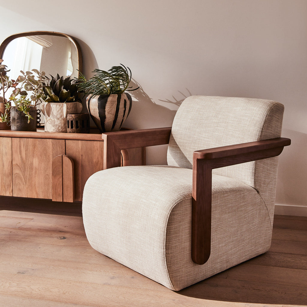 Corwin Occasional Chair Greige - Few and Far - Occasional Chairs