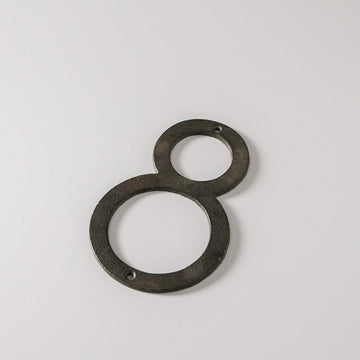 Deco Numeral 8 - Few and Far - Hooks