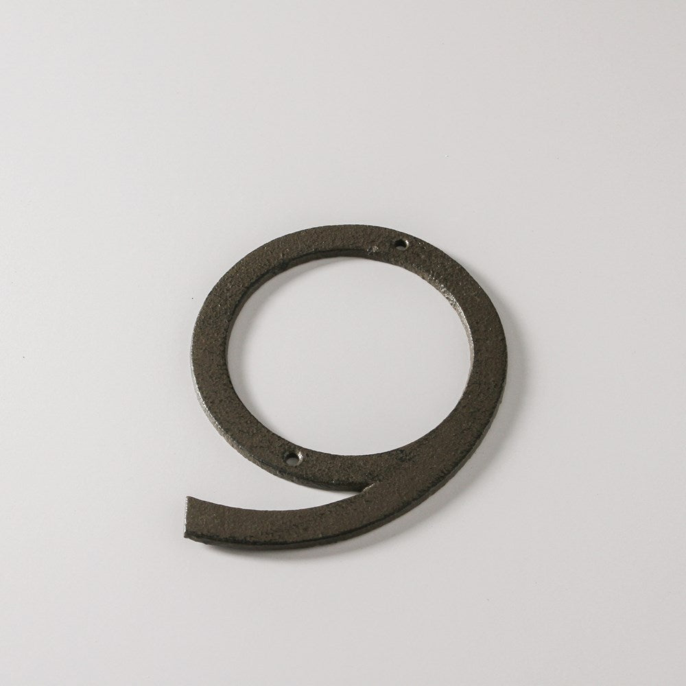 Deco Numeral 9 - Few and Far - Hooks