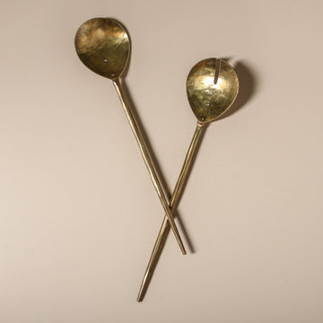 Delia Salad Servers - Few and Far - Serveware