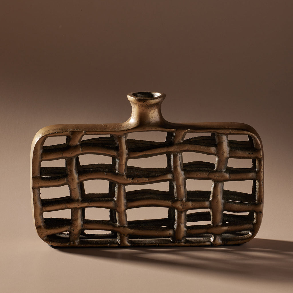 Donna Vase Brass Antique - Few and Far - Vases