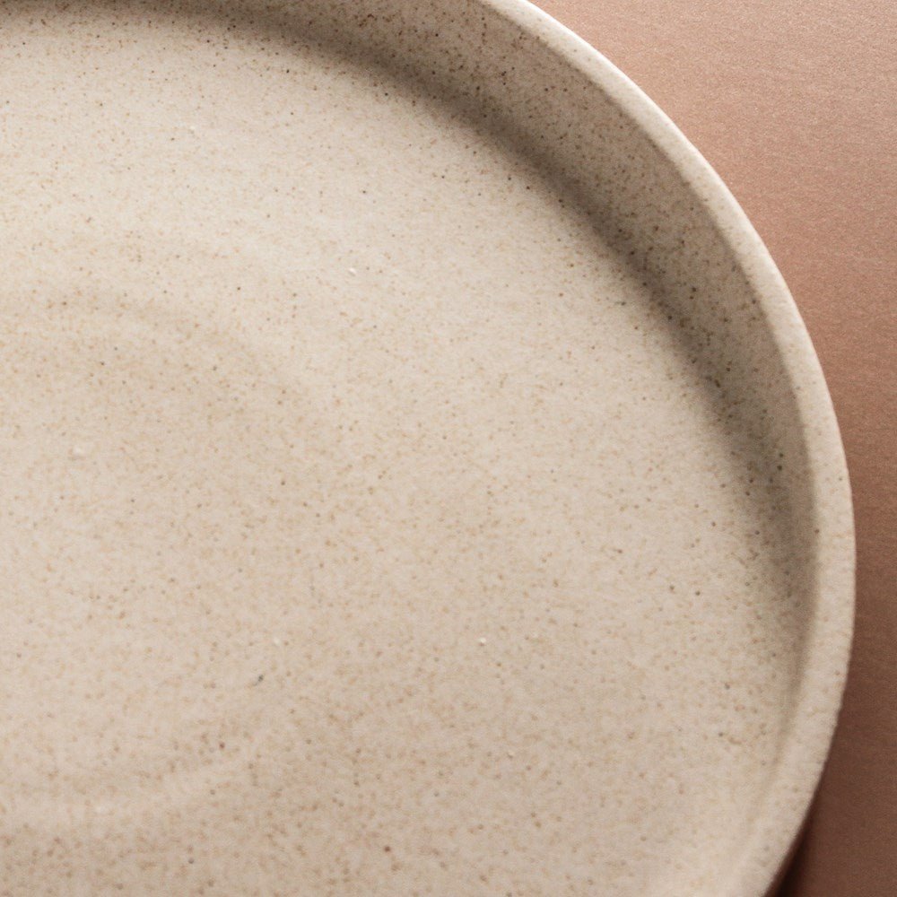 Entree Plate 23cm Platform Sand - Few and Far - Plates