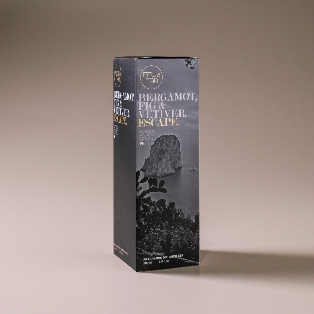 Escape - Few And Far Signature Diffuser Bergamot, Fig & Vetiver - Few and Far - Diffusers