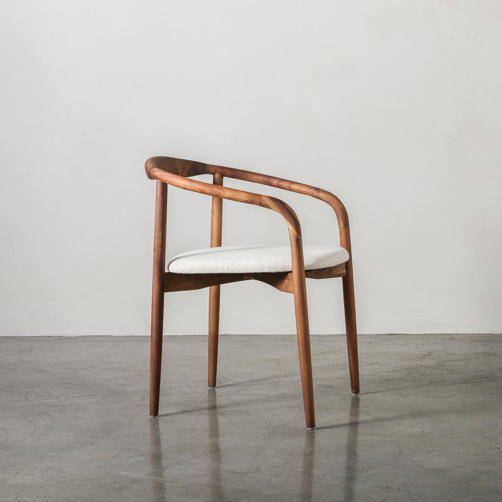 Essence Dining Chair Fabric/Walnut - Few and Far - Dining Chairs