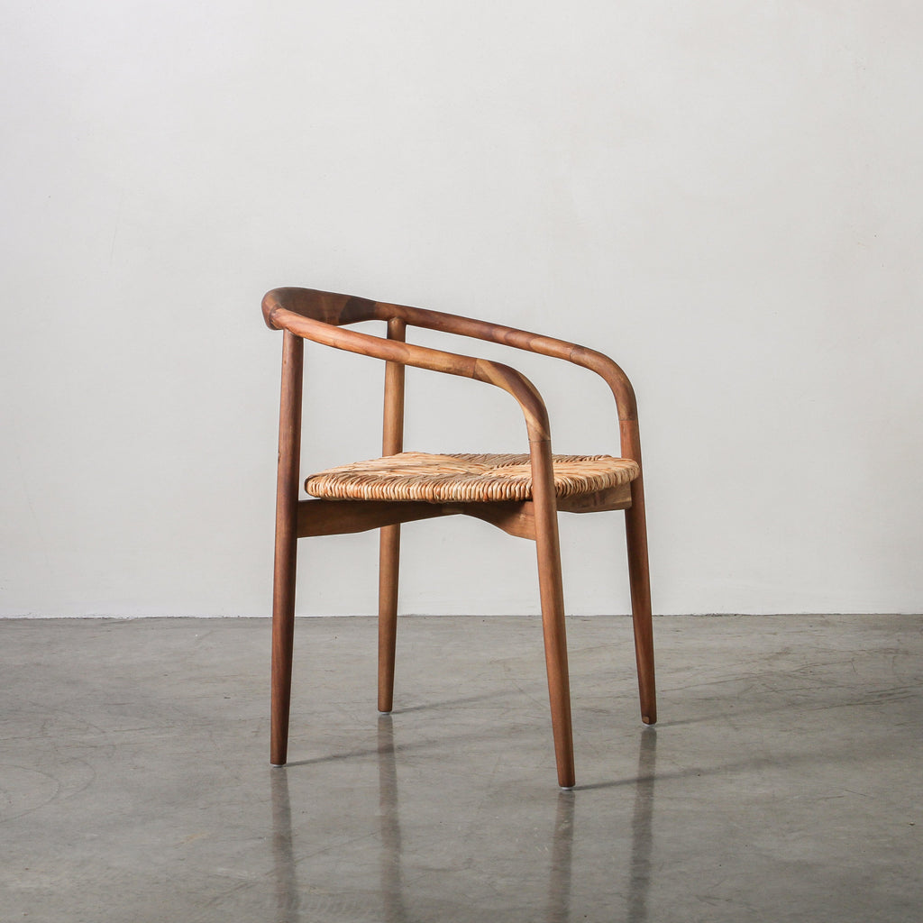Essence Dining Chair Leaf Rope/Walnut - Few and Far - Dining Chairs