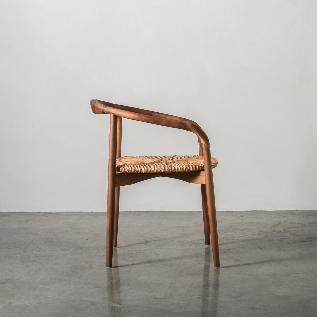 Essence Dining Chair Leaf Rope/Walnut - Few and Far - Dining Chairs