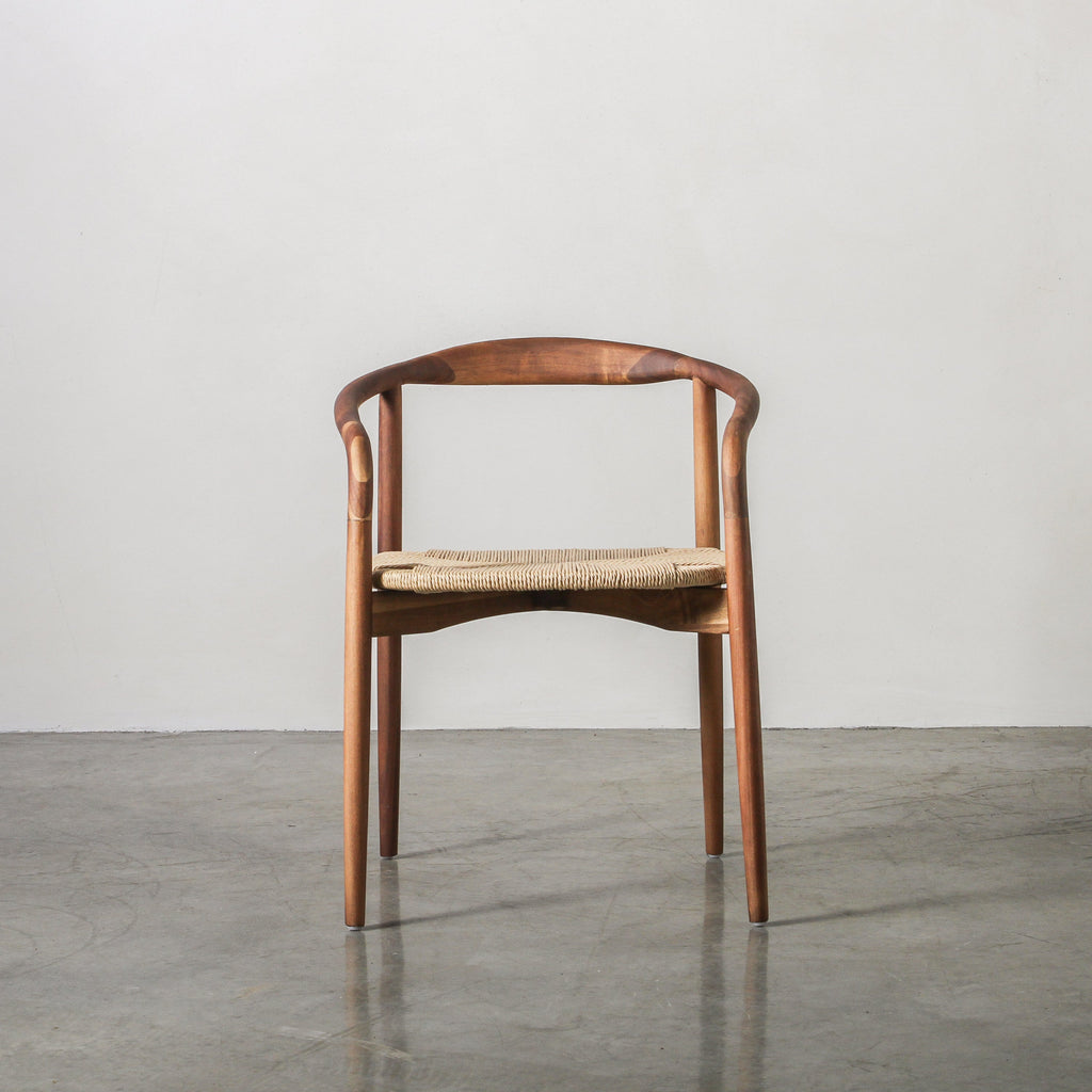 Essence Dining Chair Paper Rope/Walnut - Few and Far - Dining Chairs