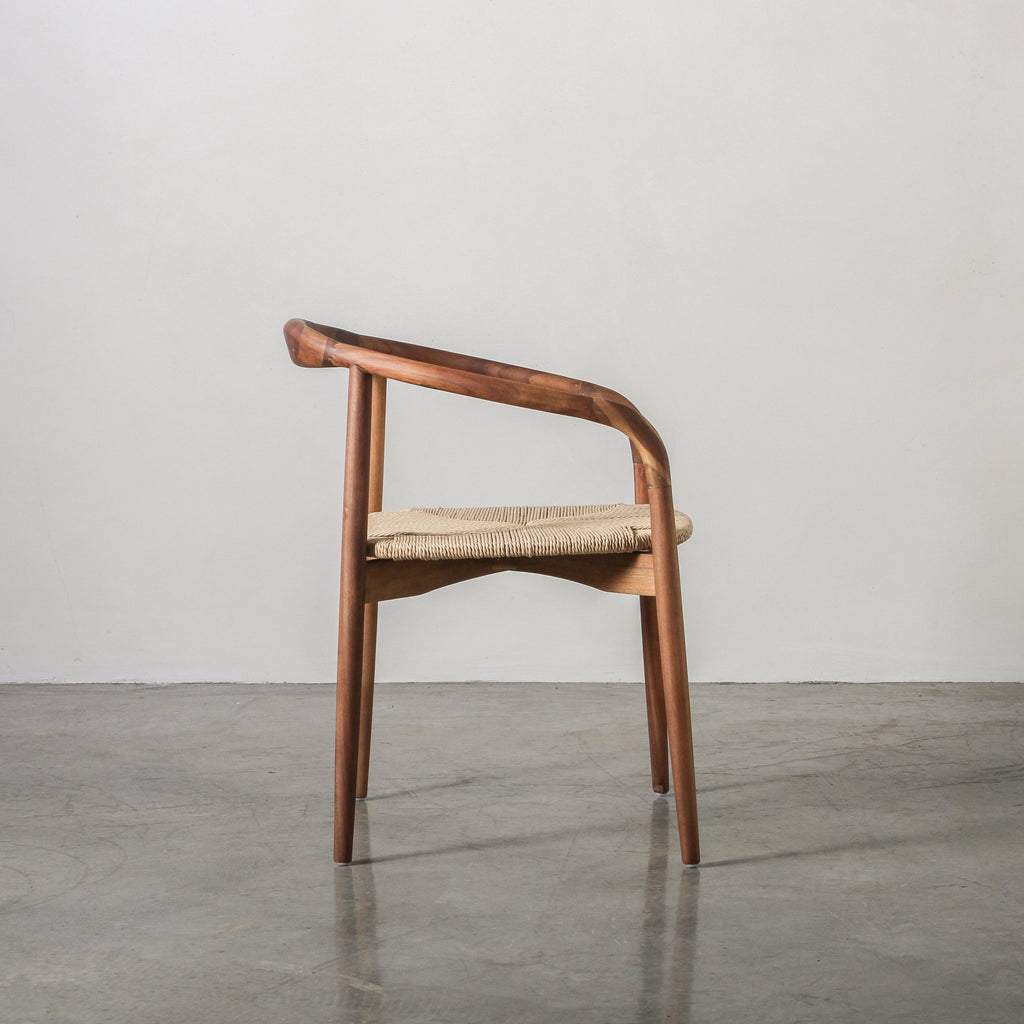 Essence Dining Chair Paper Rope/Walnut - Few and Far - Dining Chairs