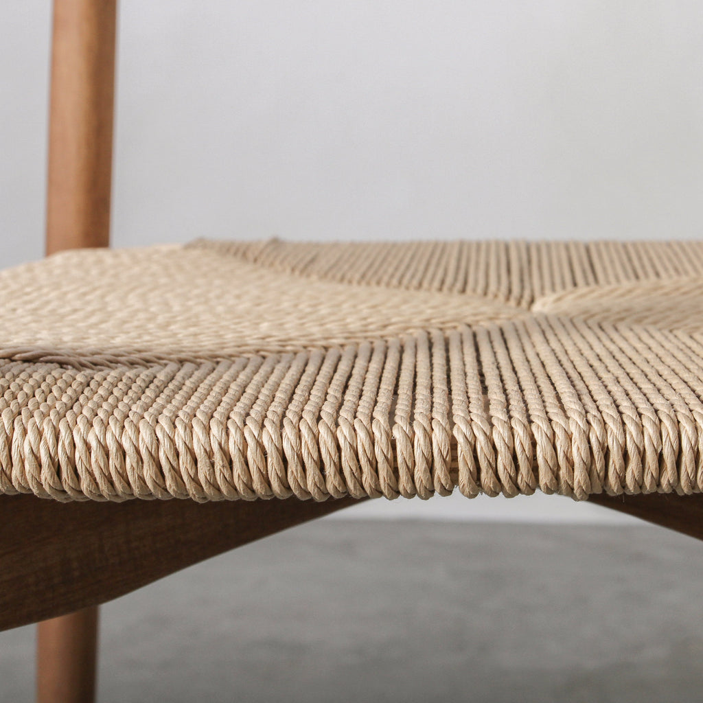 Essence Dining Chair Paper Rope/Walnut - Few and Far - Dining Chairs