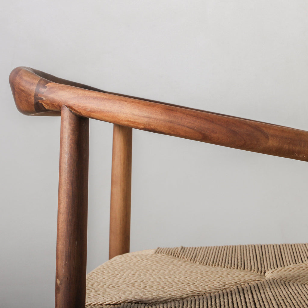 Essence Dining Chair Paper Rope/Walnut - Few and Far - Dining Chairs