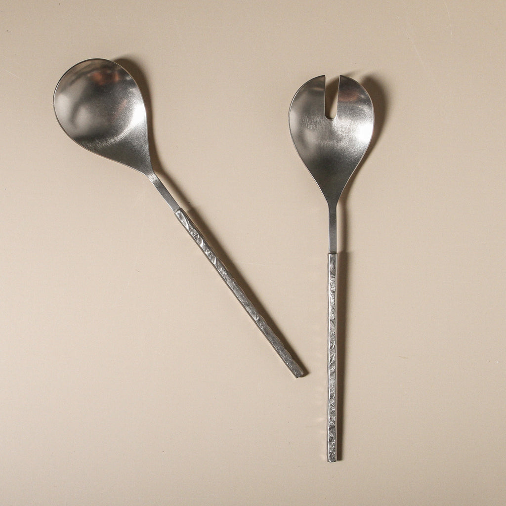 Etcher Salad Servers - Few and Far - Serving Utensils