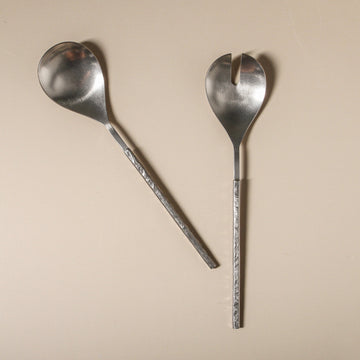 Etcher Salad Servers - Few and Far - Serving Utensils