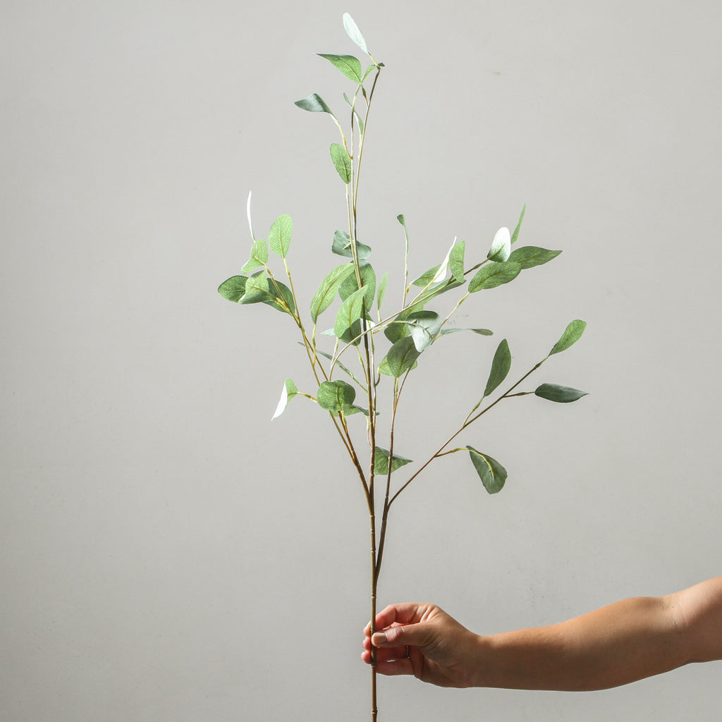 Eucalypt Leaf Branch 95cm Green - Few and Far - Flowers & Foliage