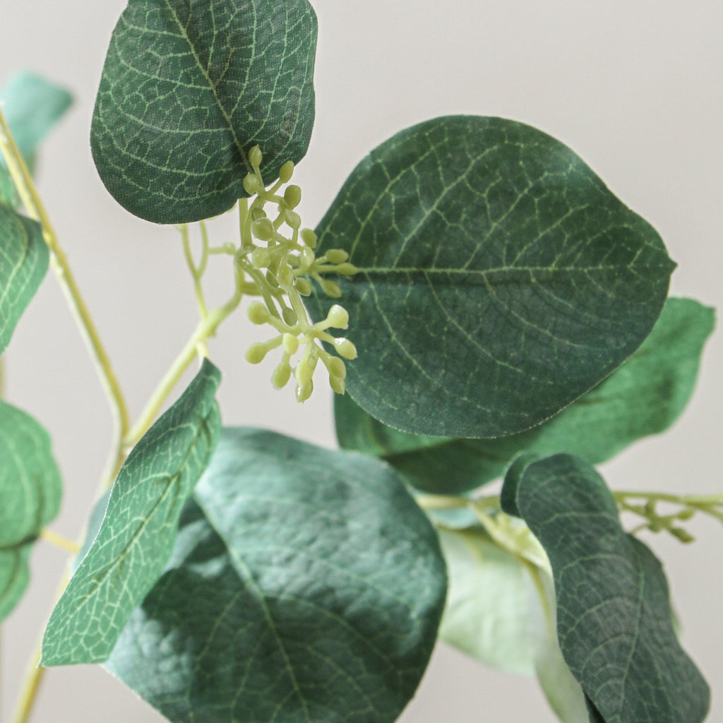 Eucalyptus Leaves Branch 95cm Green - Few and Far - Flowers & Foliage