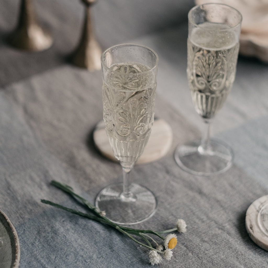 Flemington Acrylic Champagne Flute Clear - Few and Far - Glassware