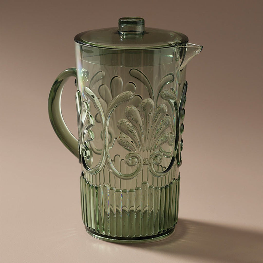Flemington Acrylic Jug Green - Few and Far - Glassware