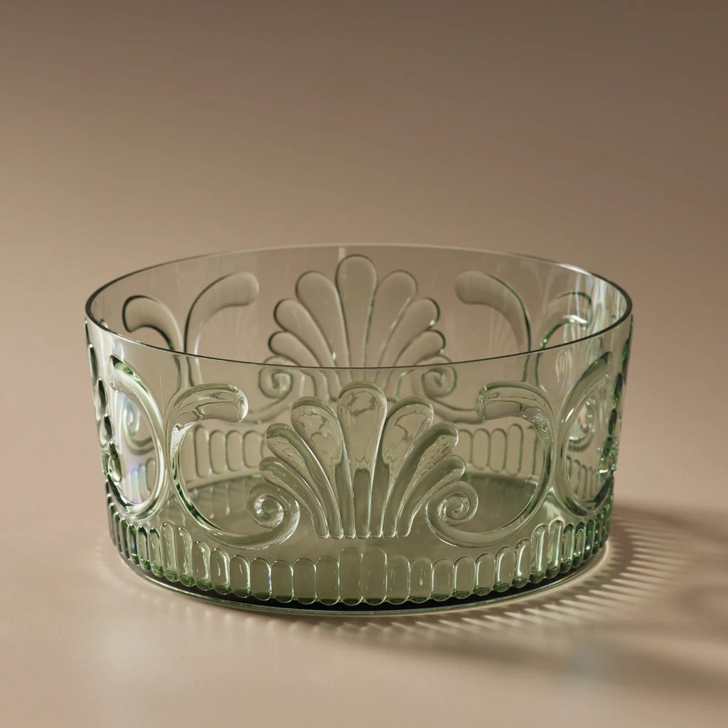 Flemington Acrylic Salad Bowl Green - Few and Far - Glassware