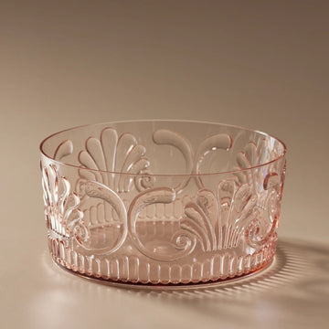 Flemington Acrylic Salad Bowl Pale Pink - Few and Far - Glassware