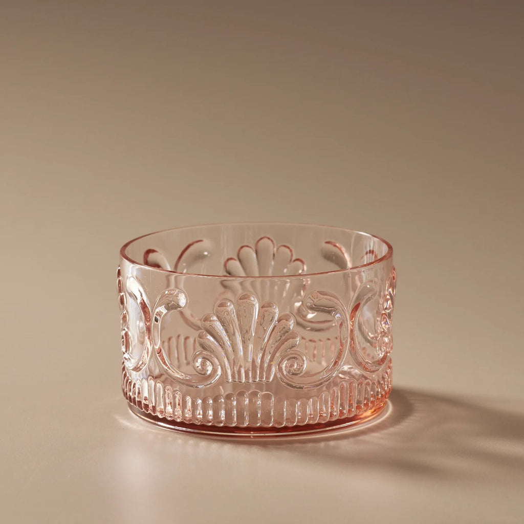 Flemington Acrylic Snack Bowl Pale Pink - Few and Far - Glassware