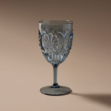 Flemington Acrylic Wine Glass Blue - Few and Far - Glassware