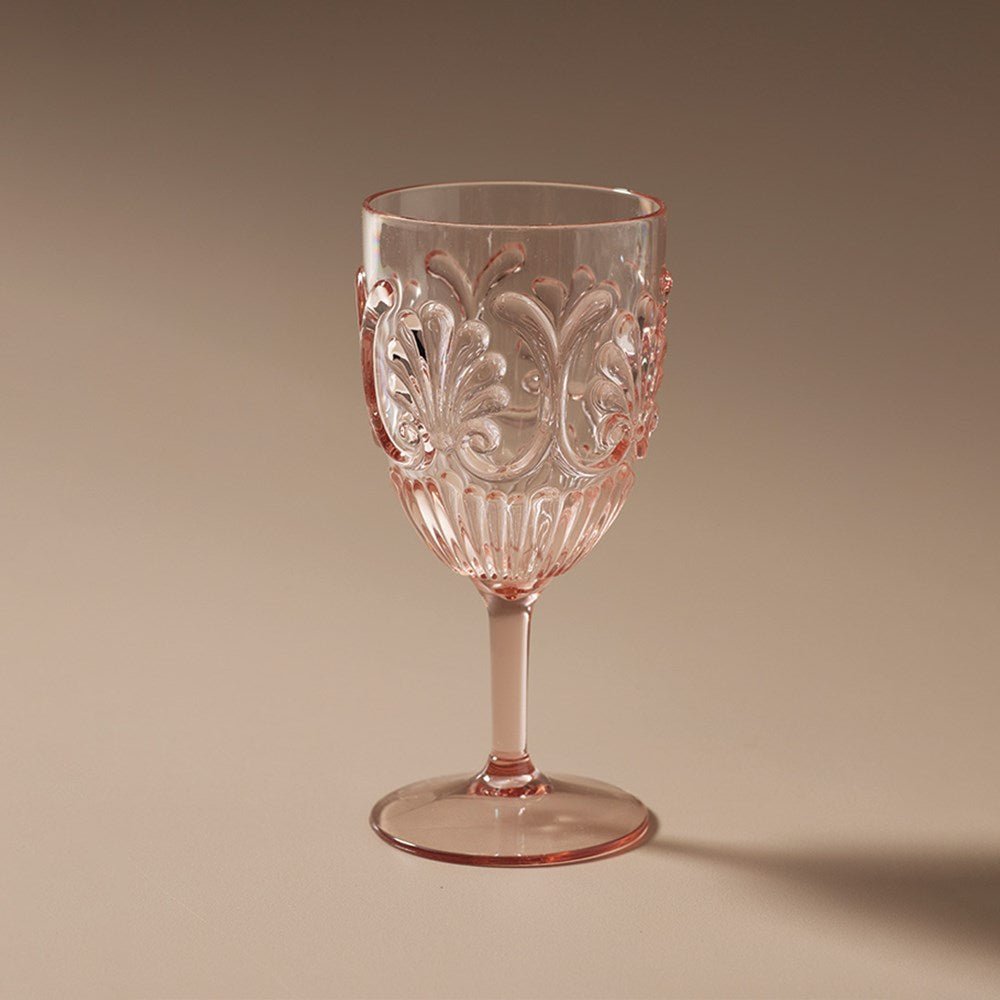 Flemington Acrylic Wine Glass Pale Pink - Few and Far - Glassware