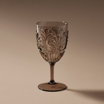 Flemington Acrylic Wine Glass Smoke - Few and Far - Glassware