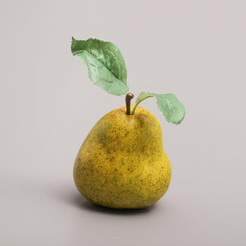 Fruit Pear w/Leaf Green 11cm - Few and Far - Flowers & Foliage