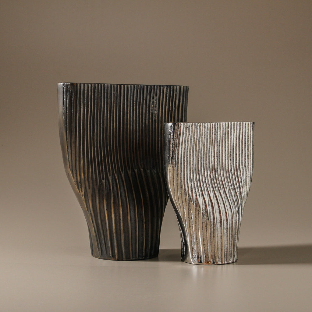 Graphite Vase - Few and Far - Vases