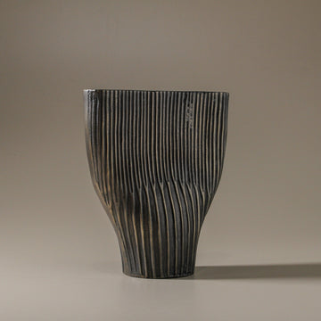 Graphite Vase - Few and Far - Vases