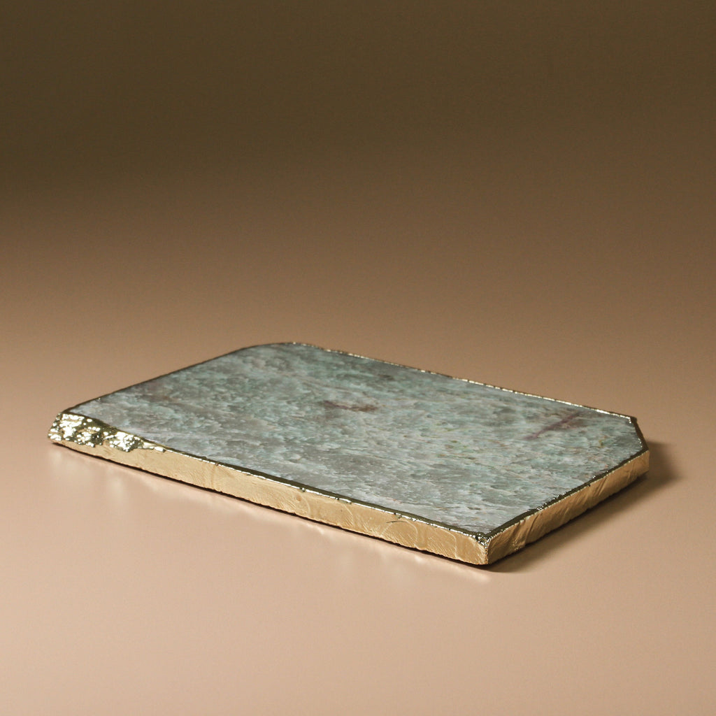 Green Aventurine Serving Board - Few and Far - Serveware