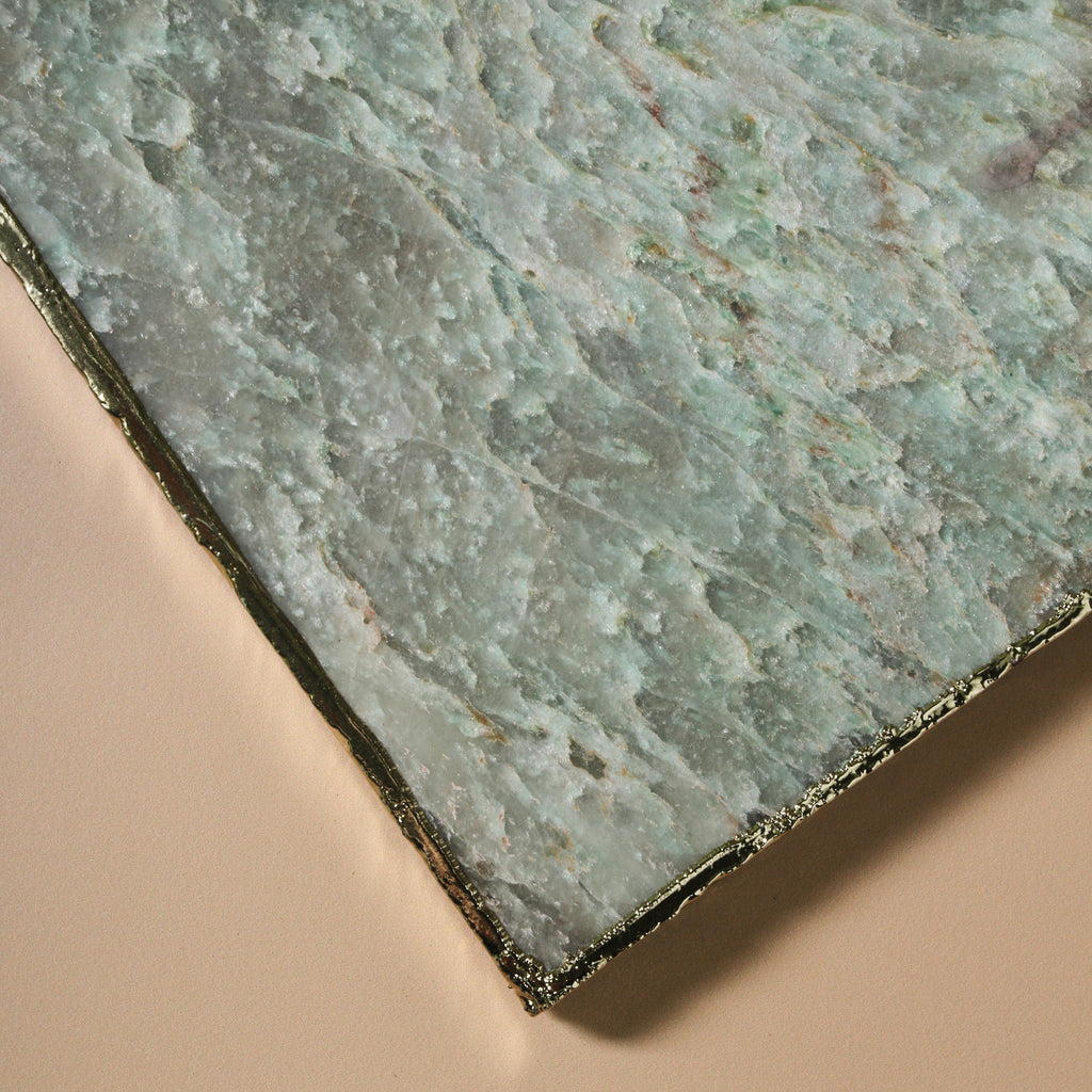 Green Aventurine Serving Board - Few and Far - Serveware