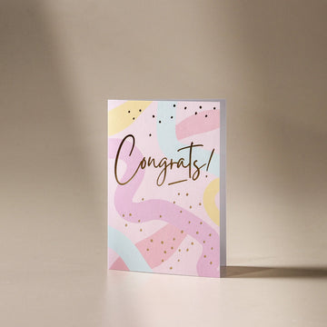 Greeting Card: Congrats Streamers – Few and Far