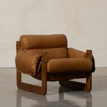 Henry Leather Armchair - Few and Far - Occasional Chairs