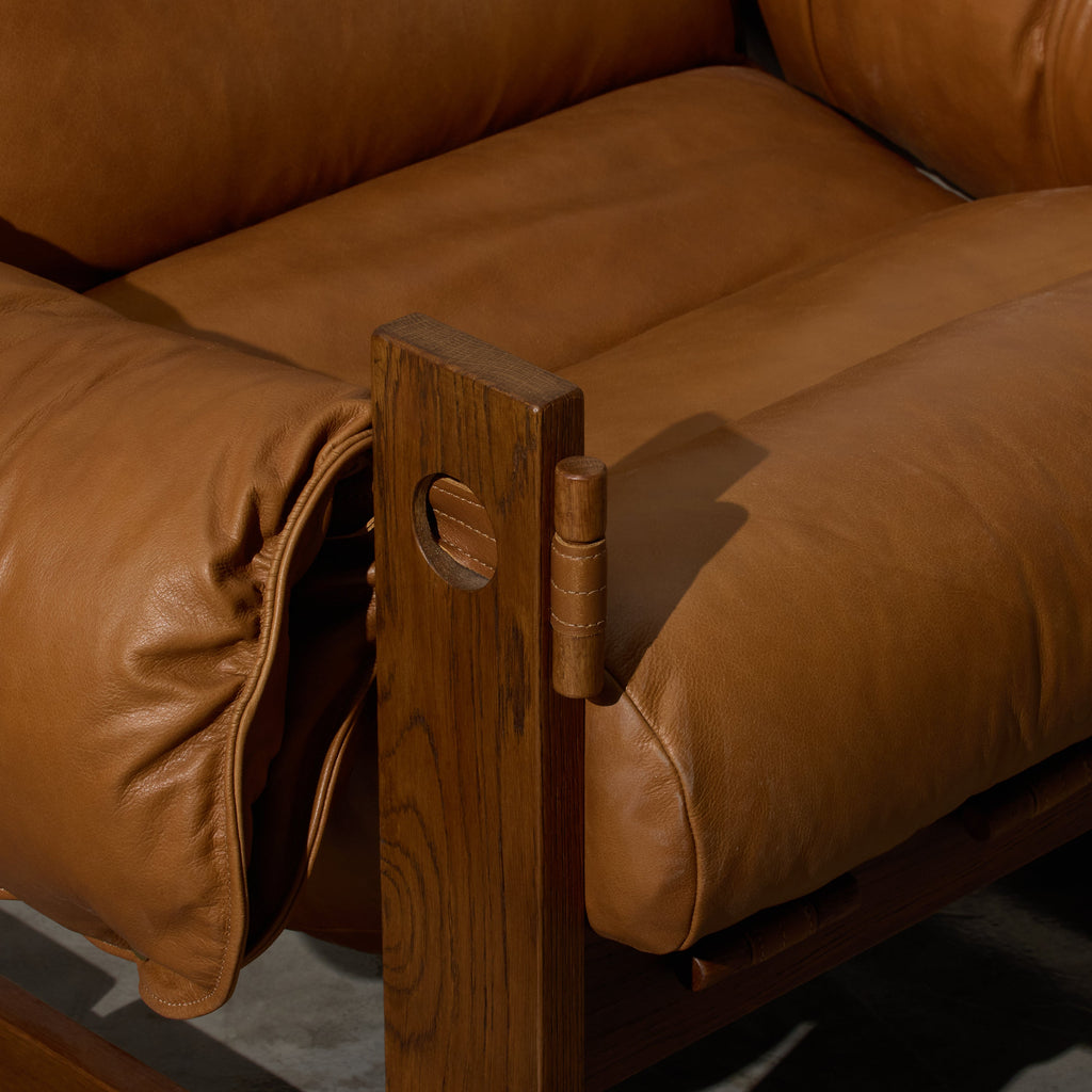 Henry Leather Armchair - Few and Far - Occasional Chairs